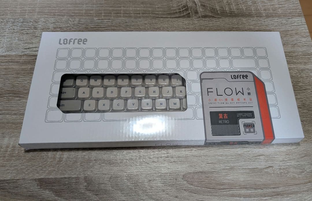 LOFREE Retro-Flow Series英語配列キーキャップ84キー Retro-Flow Series英語配列キーキャップ – Lofree Japan