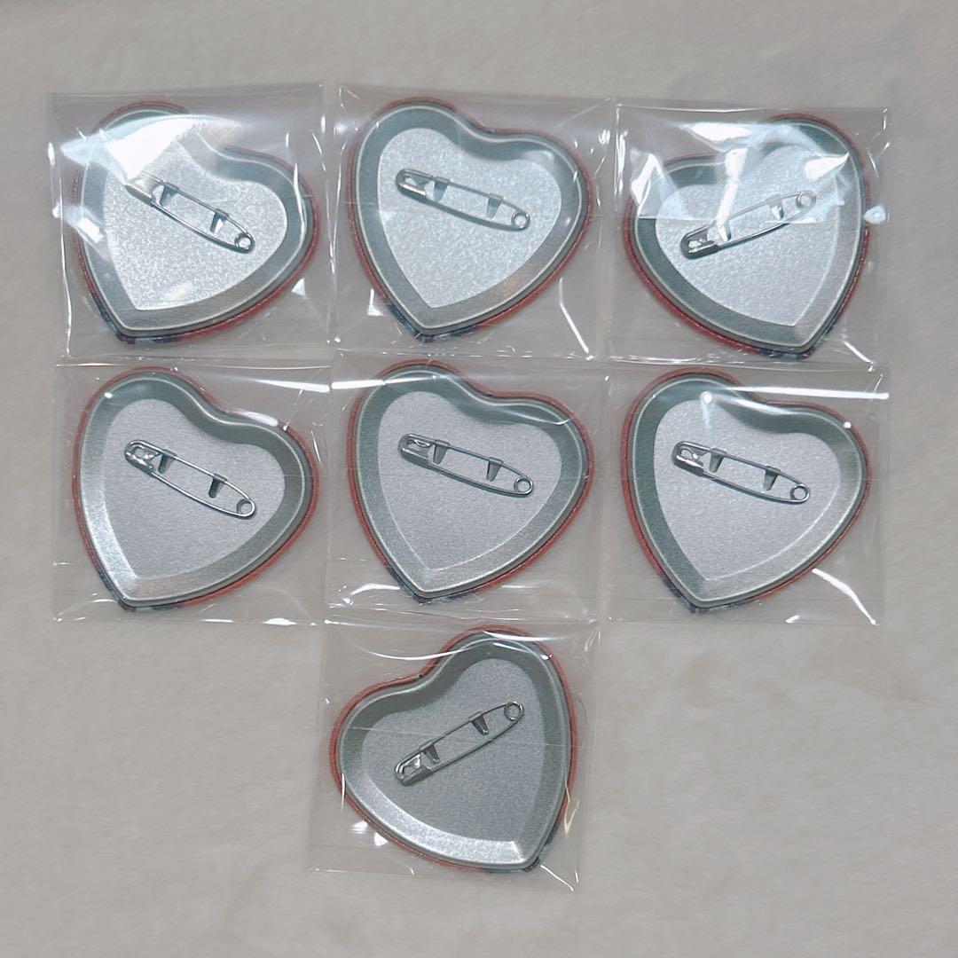 にじさんじ ジュンブラ2025 三枝明那 ハート缶バッジ - メルカリ