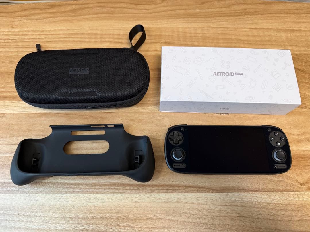 Retroid Pocket 5 ブラック 純正ポーチ・拡張グリップ・箱付き - メルカリ