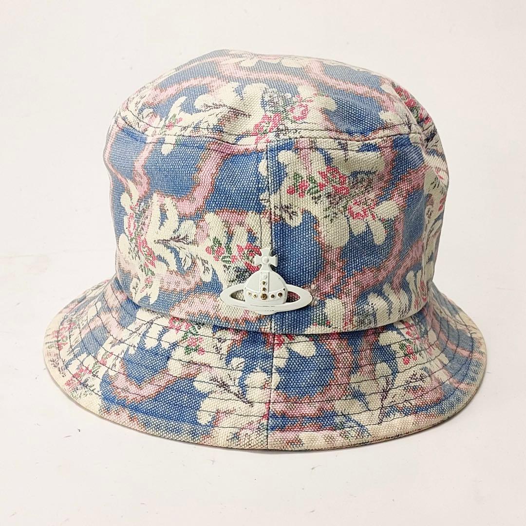 Vivienne Westwood バケットハット 総柄 オーブロゴ S〜M - メルカリ