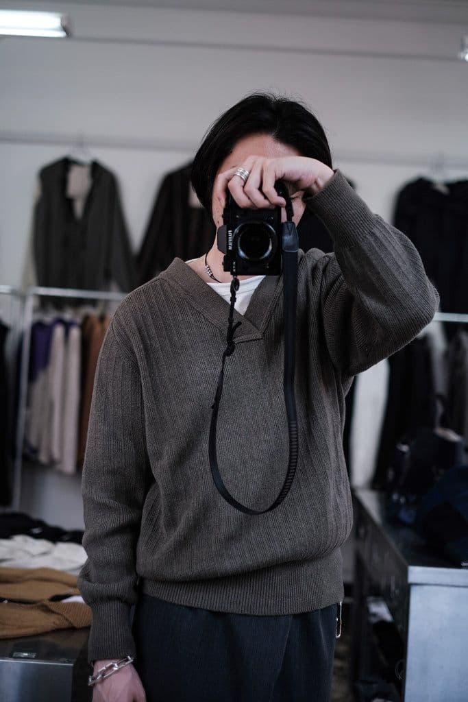 slopeslow コットン和紙オーバーダイクロス Vネック o1080135015250209922.jpg