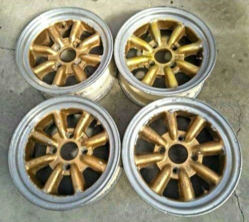 長*央様 【当時物】激レア！ワタナベ 14インチ 6.5J 114.3 4穴 B