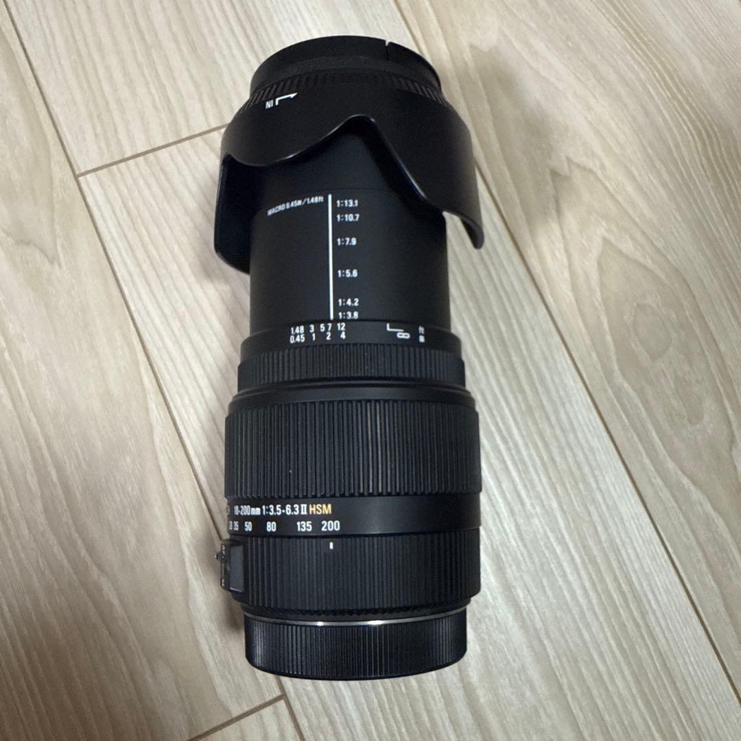 レンズ(ズーム) SIGMA 18-200mm F3.5-6.3 II DC OS HSM EF