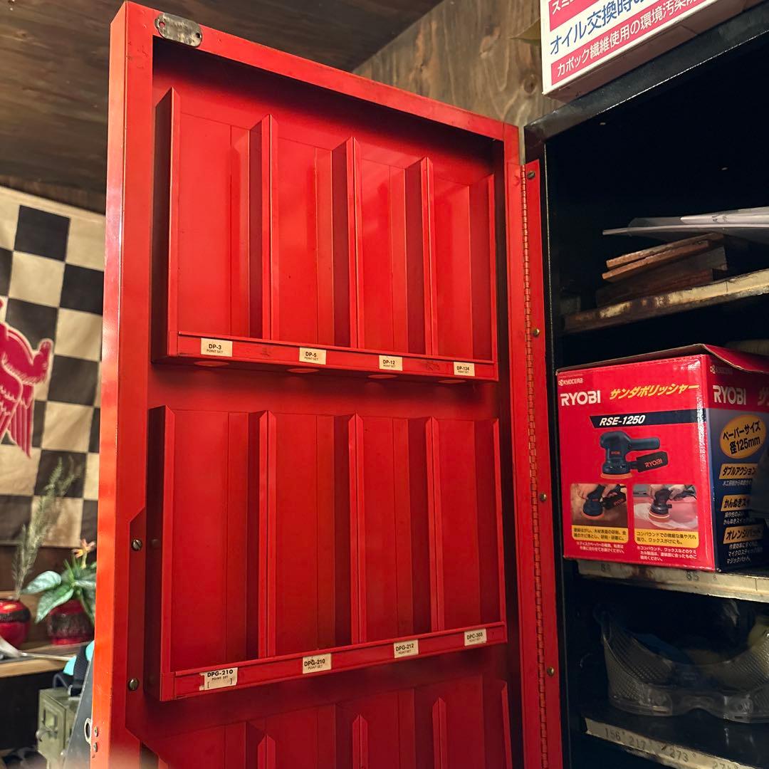 Motorcraft キャビネット ビンテージ firestone ガレージ - メルカリ