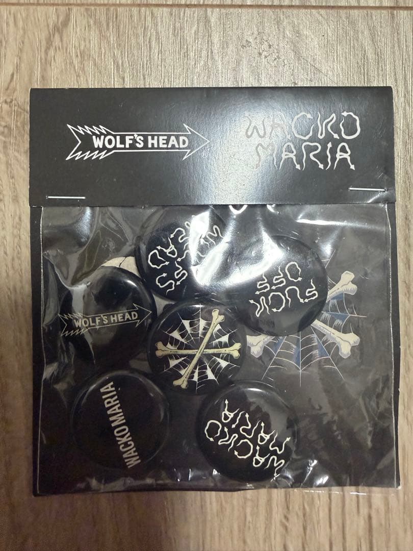 新品未開封 WOLF'S HEAD WACKO MARIA バッジセット - メルカリ