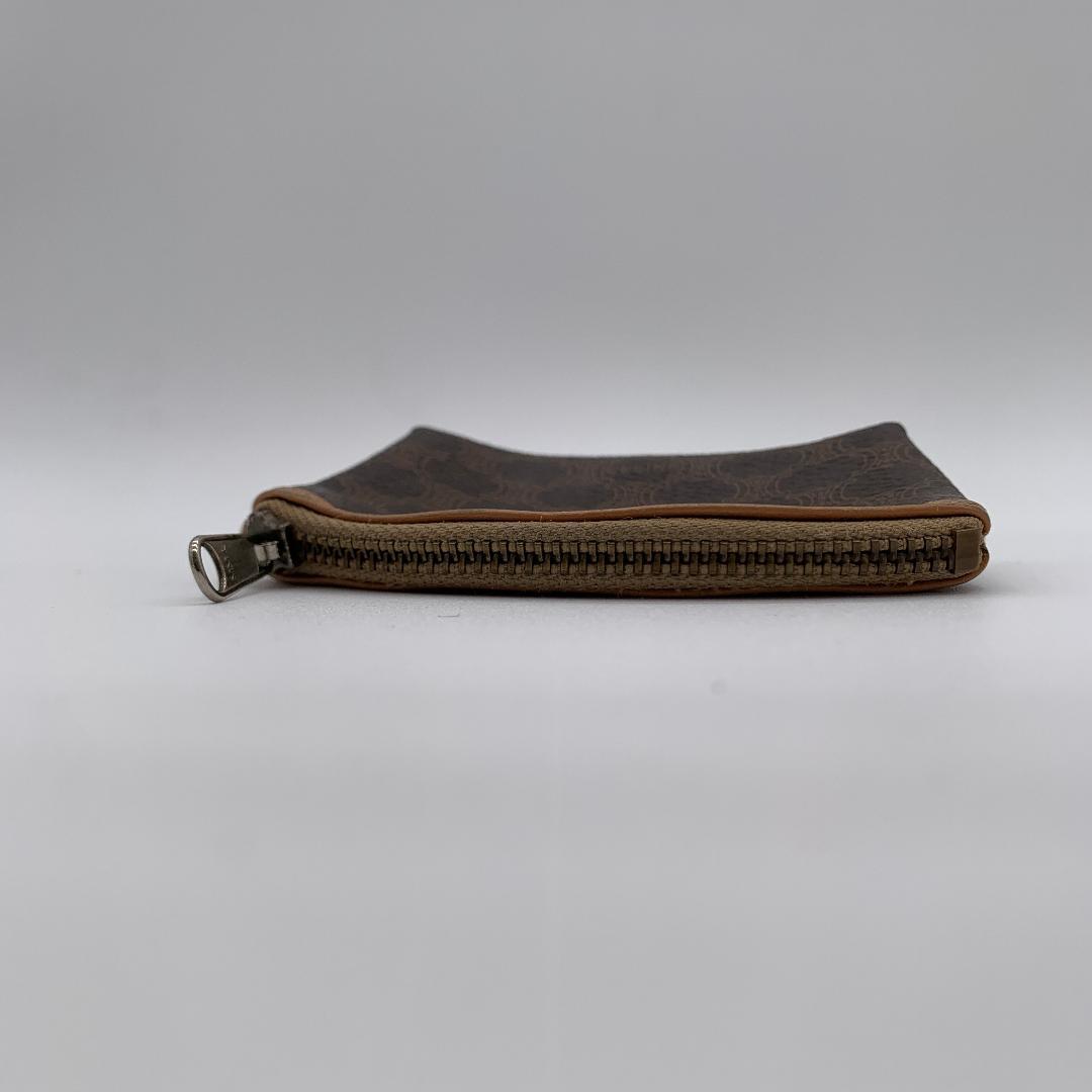 CELINE セリーヌ 小銭入れ コインケース レザー マカダム柄 トリオンフ