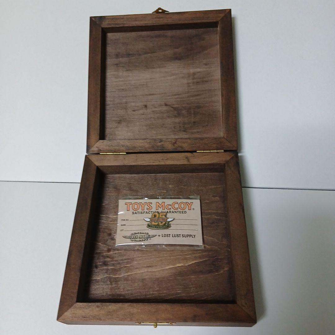 トイズマッコイ ロゴ入り木製アクセサリーボックス 25周年記念