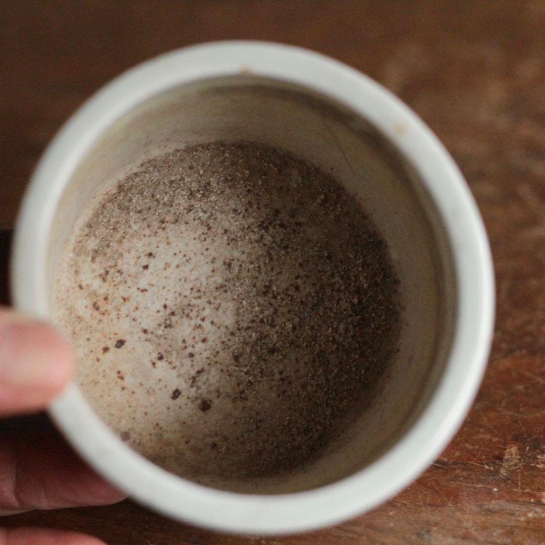 古伊万里 染付 五三の桐文様 筒茶碗 火入れ 古美術 古道具 アンティーク