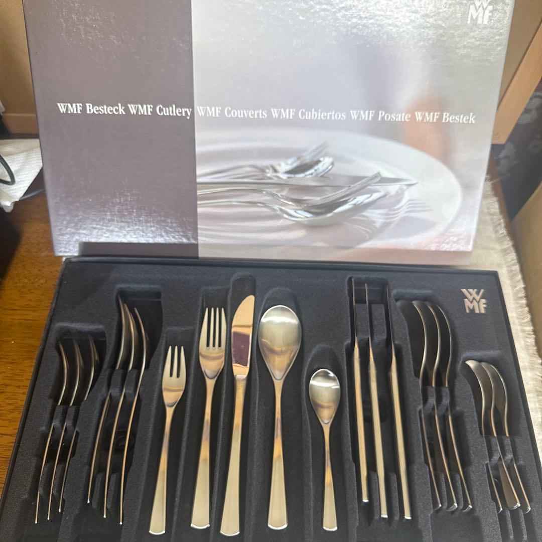 【新品未使用】　20p WMF ヴェーエムエフ カトラリー WMF | ヴェーエムエフ からのSilk カトラリーセット, cromargan