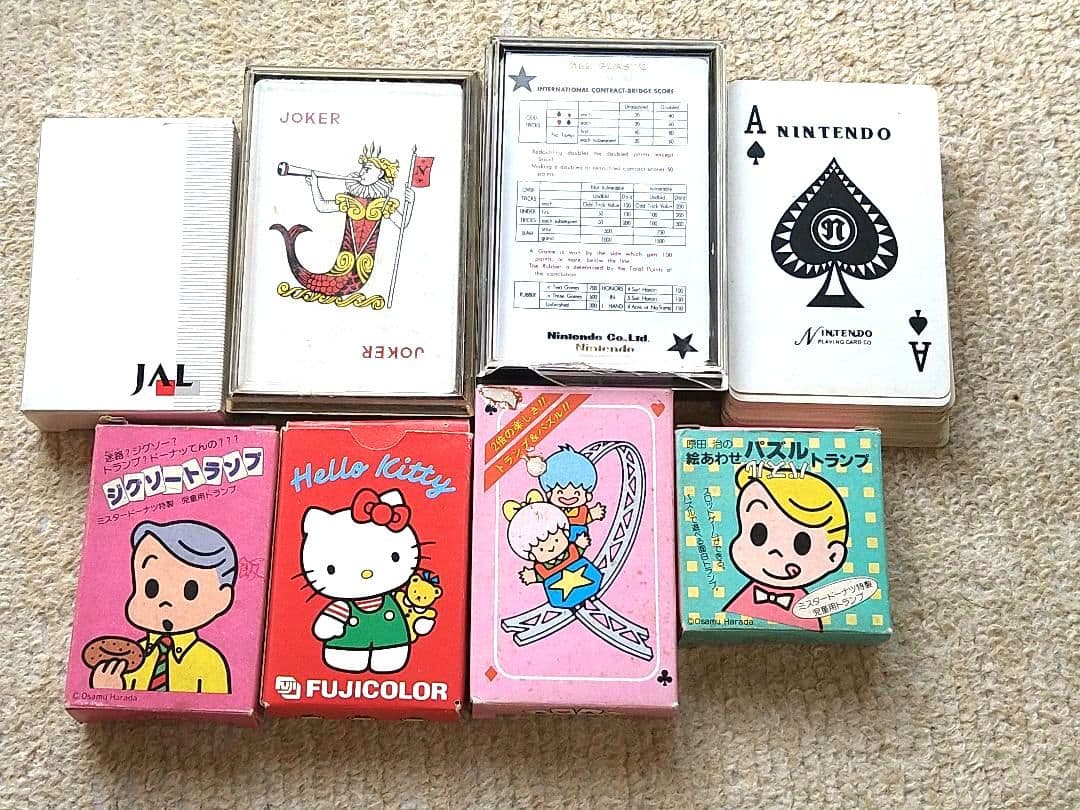 トランプ　NINTENDO　原田治　FUJICOLOR JAL キティ 他 Amazon.co.jp: オサムグッズ×BICYCLE トランプ 2個セット 原田治
