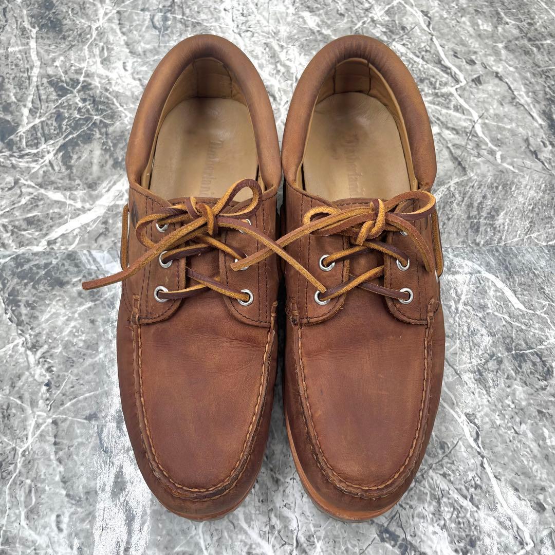 【美品】 ティンバーランド スリーアイ クラシック 27.5cm デッキシューズ