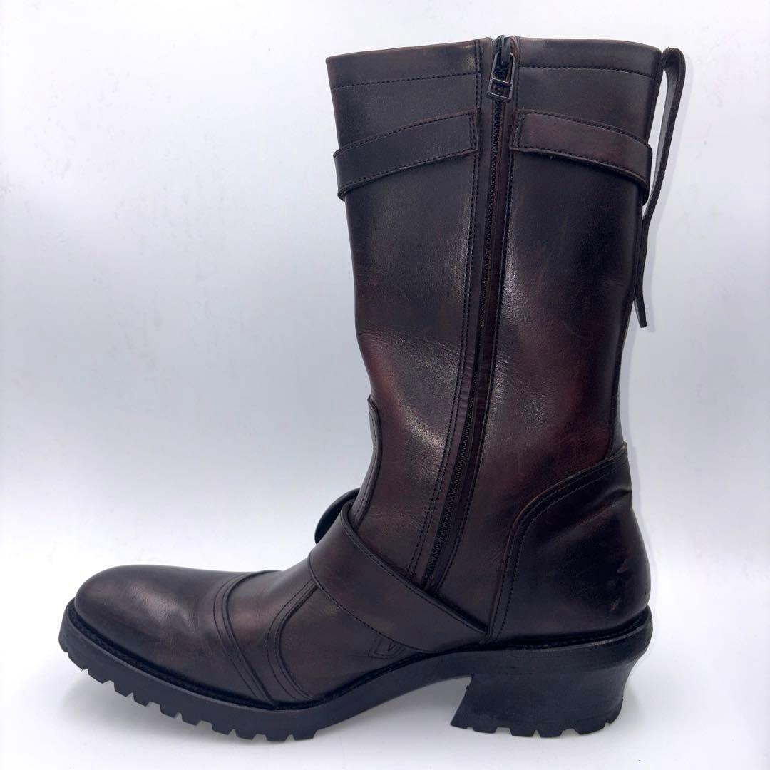 5351 POURLES HOMMES エンジニアブーツ【42】ブラウン Y2K 5351 POUR