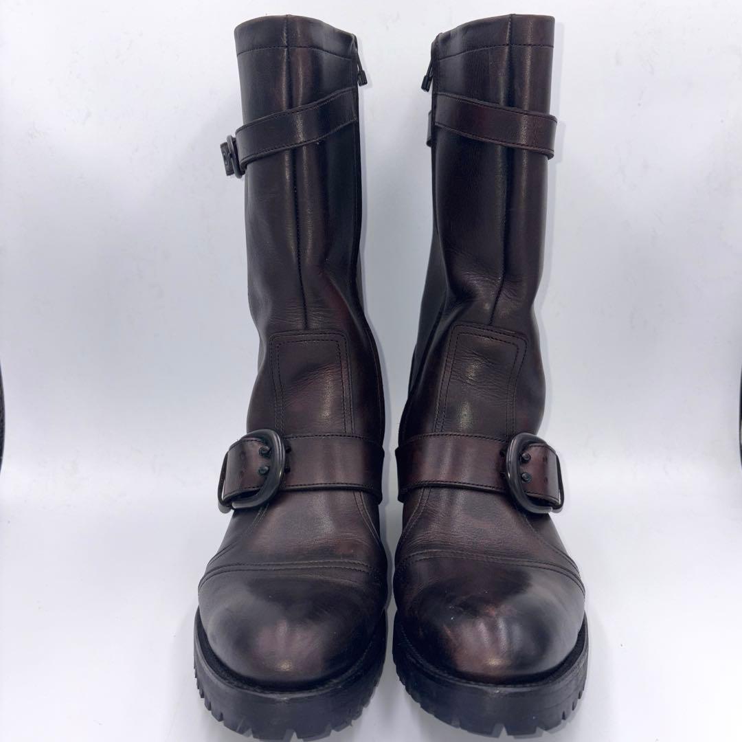 5351 POURLES HOMMES エンジニアブーツ【42】ブラウン Y2K 5351 POUR