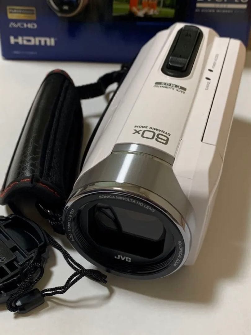 JVC Everio GZ-F117-w エブリオ ビデオカメラ Amazon | Everio （エブリオ） GZ-F117-W [32GBハイビジョンメモリー