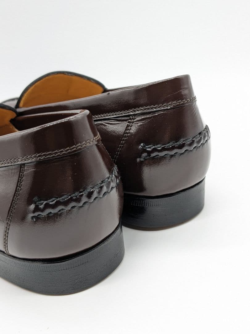 極美品 HERMES ローファー 22.5cm ダークブラウン エルメス 35