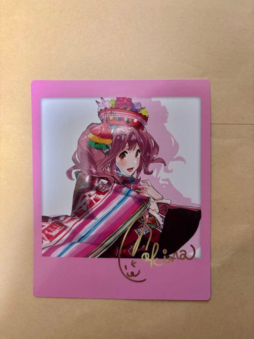 マキナ・中島 マクロス万博博覧会 サイン入りインスタント風フォト