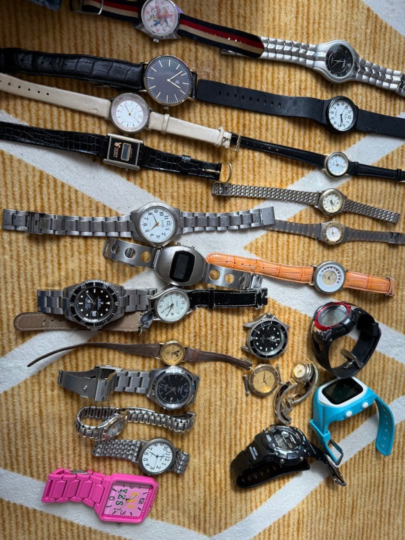 ジャンク時計セット 多様なデザイン動作未確認 - メルカリ