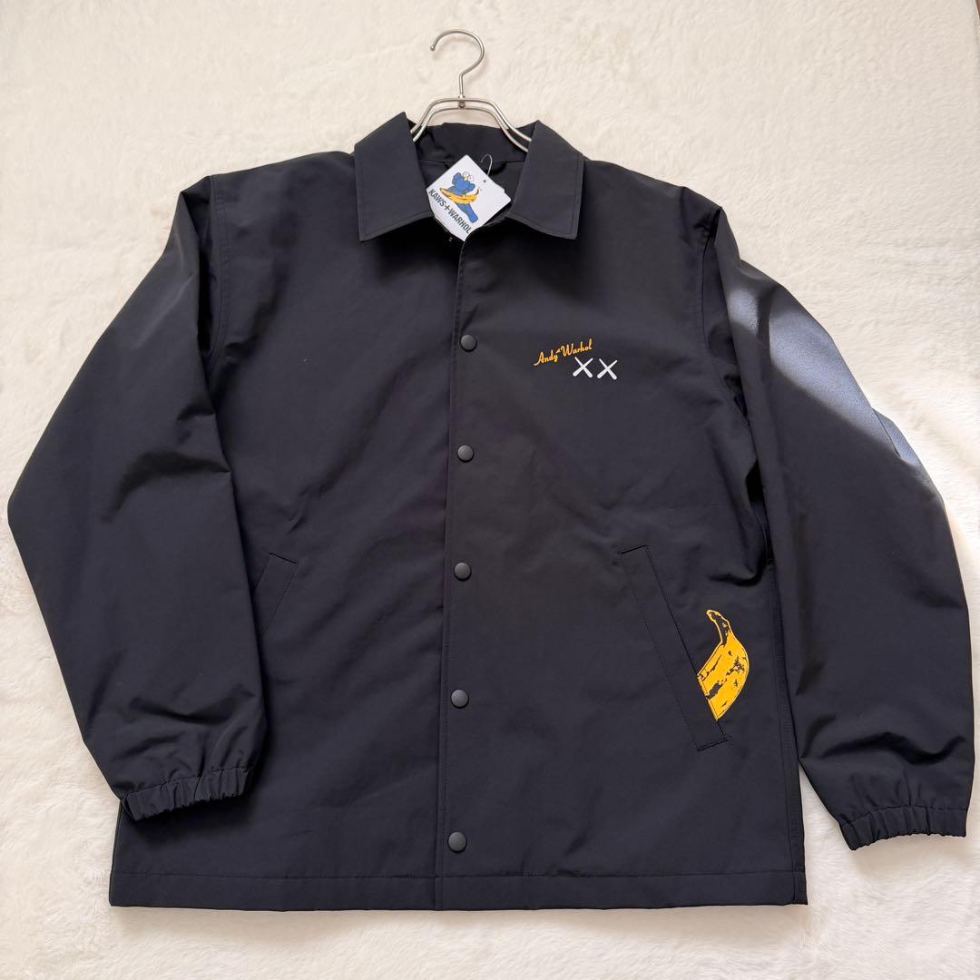 新品 KAWS+Warhol コーチジャケット M ユニクロ カウズ ウォーホル