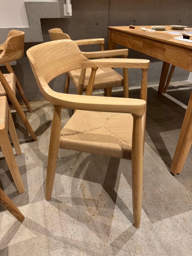 よっちゃん様専用】1脚ナチュラルウッド アームチェア - メルカリ