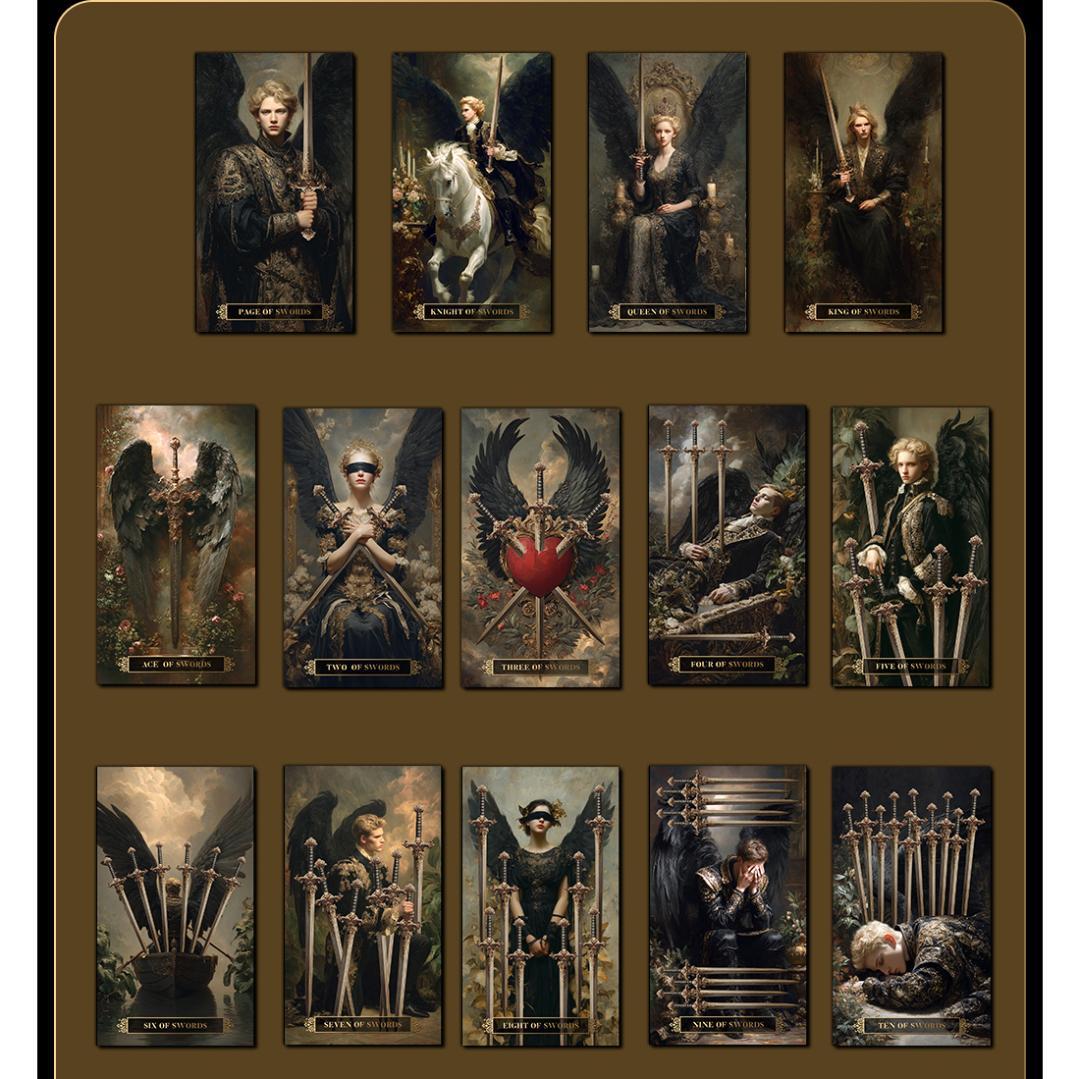 正規品タロットカード】美麗✨海外インディーズ✨気品あふれるダーク