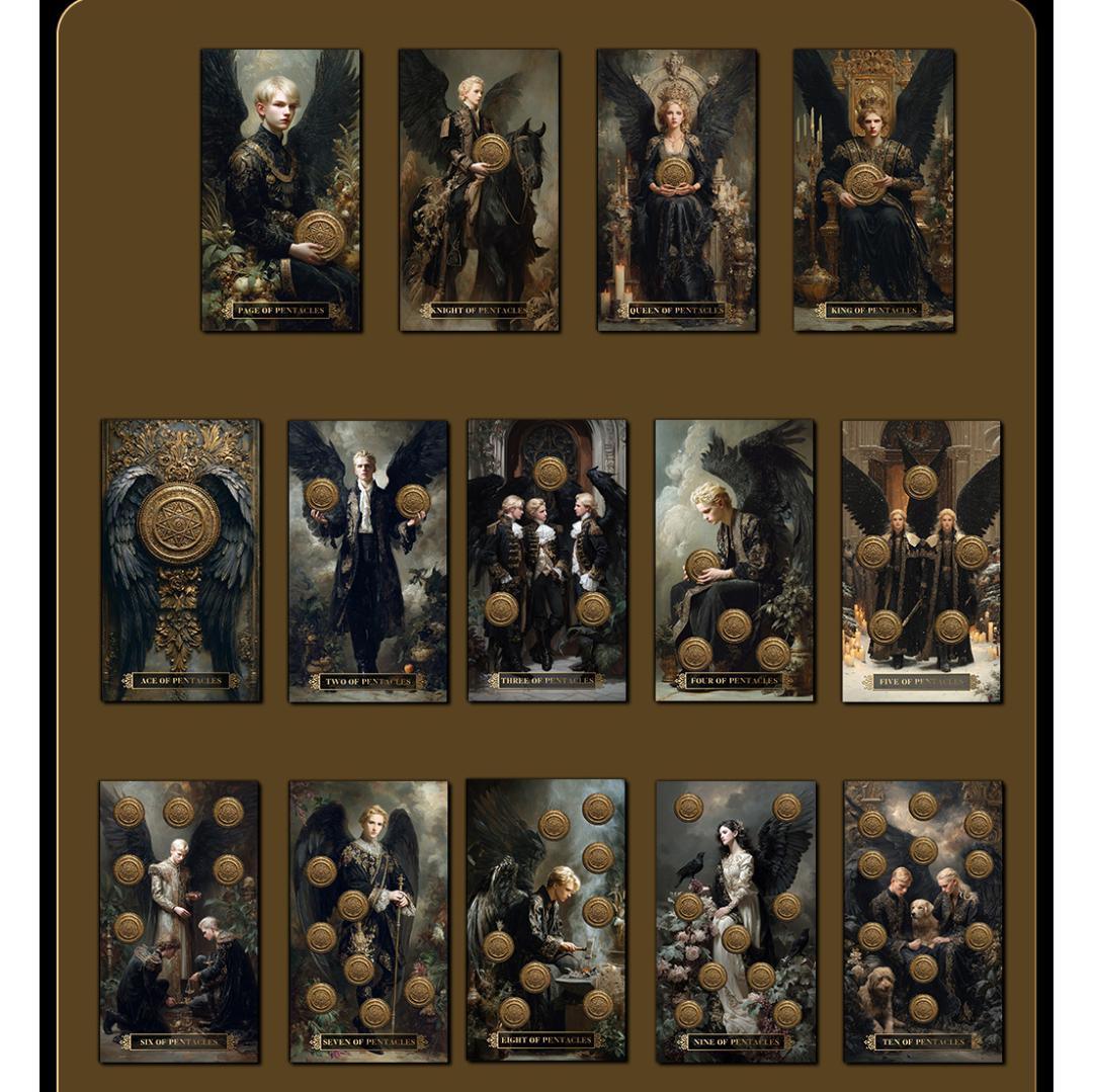 正規品タロットカード】美麗✨海外インディーズ✨気品あふれるダーク