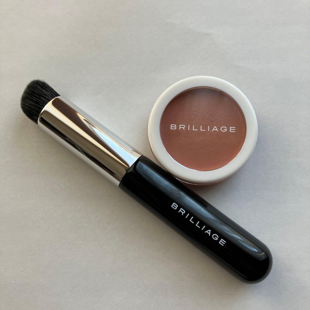 BRILLIAGEカモフラージュコンシーラーチーク04＋ワイドフィンガーブラシ ブリリアージュ カモフラージュ コンシーラーチーク＆ ワイド
