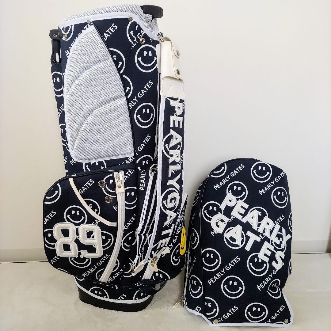 美品】パーリーゲイツ キャディバッグ ヘッドカバー コンプリート