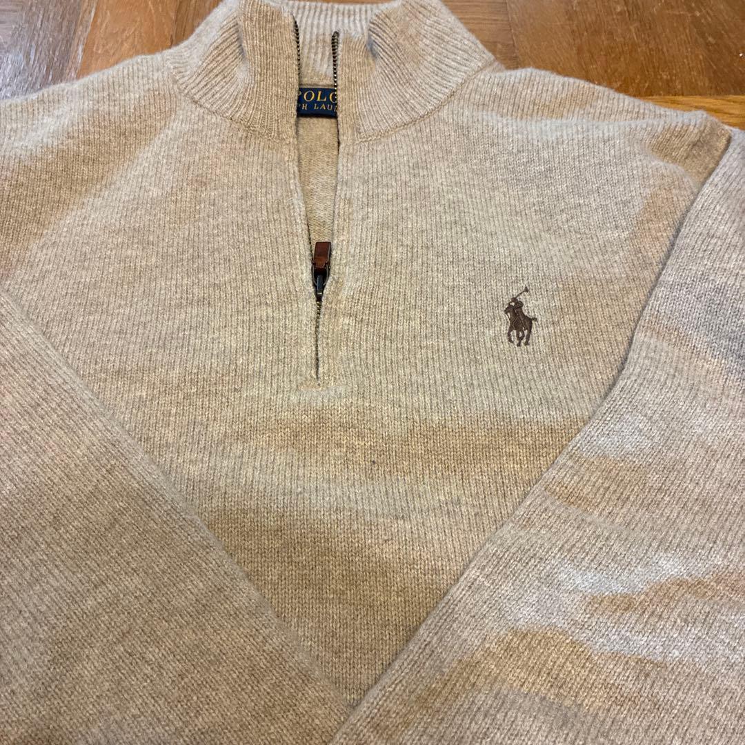 Polo Ralph Lauren. ウール ハーフジップ xs - メルカリ