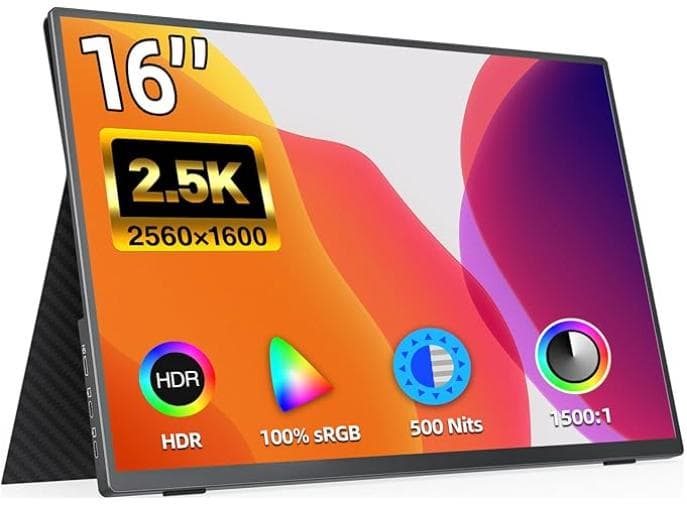 【すだ】モバイルモニター kksmart 16インチ Amazon.co.jp: kksmart モバイルモニター 16インチ 自立型 薄型 軽量