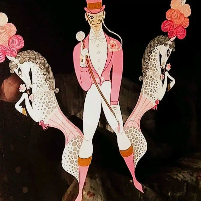 ⭕アート#エルテ・リトグラフ・アルファベットシリーズW(ダブル) 最後