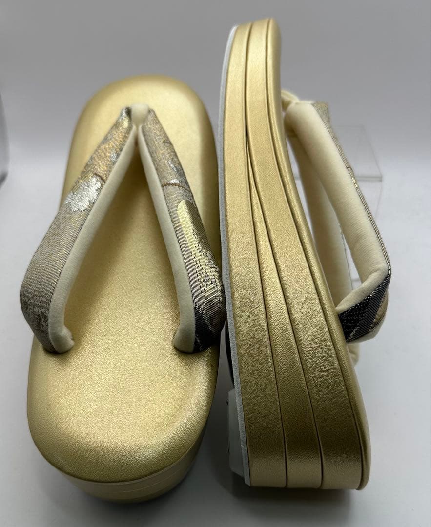 正絹帯地金手横長草履バックセットFサイズ