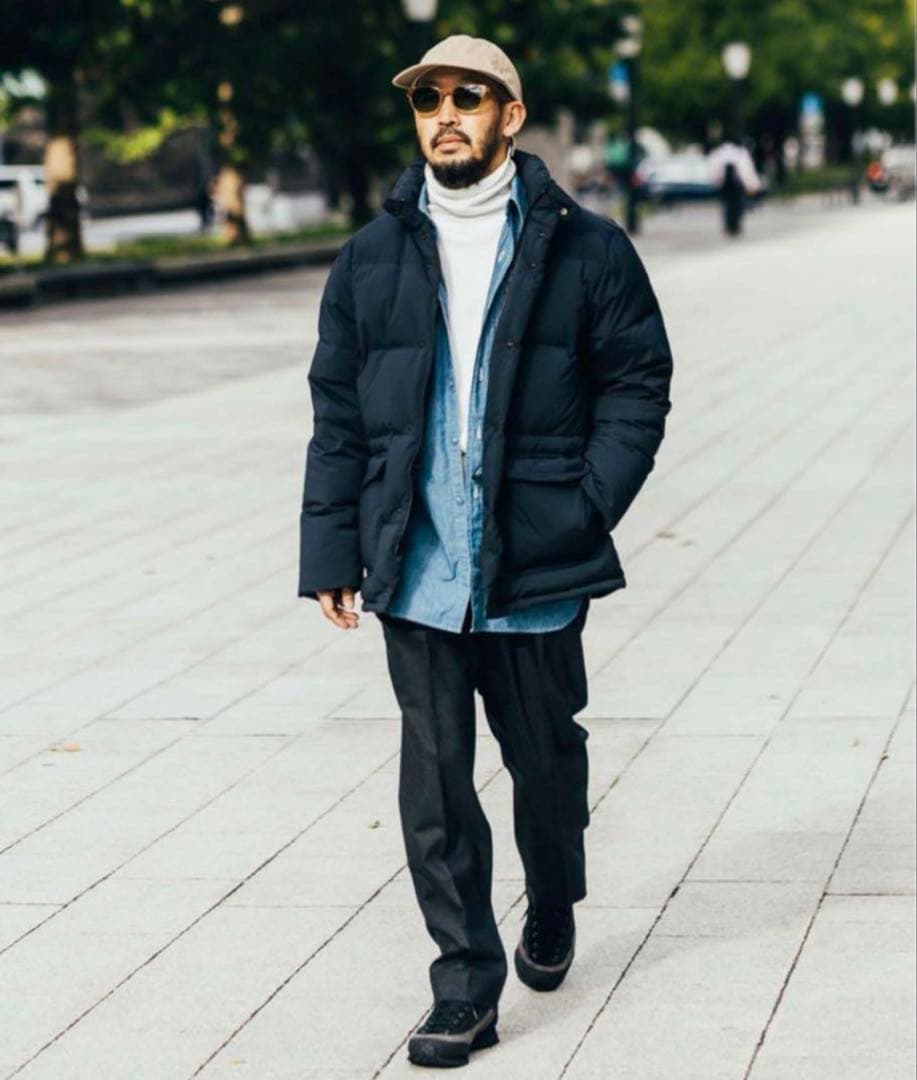 レショップ（L'ECHOPPE） LE ナイロンダウンジャケット - メルカリ