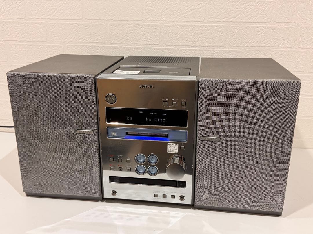 【レア・完動品】 SONY CMT-J3MD メタリック調　《手渡し可能》