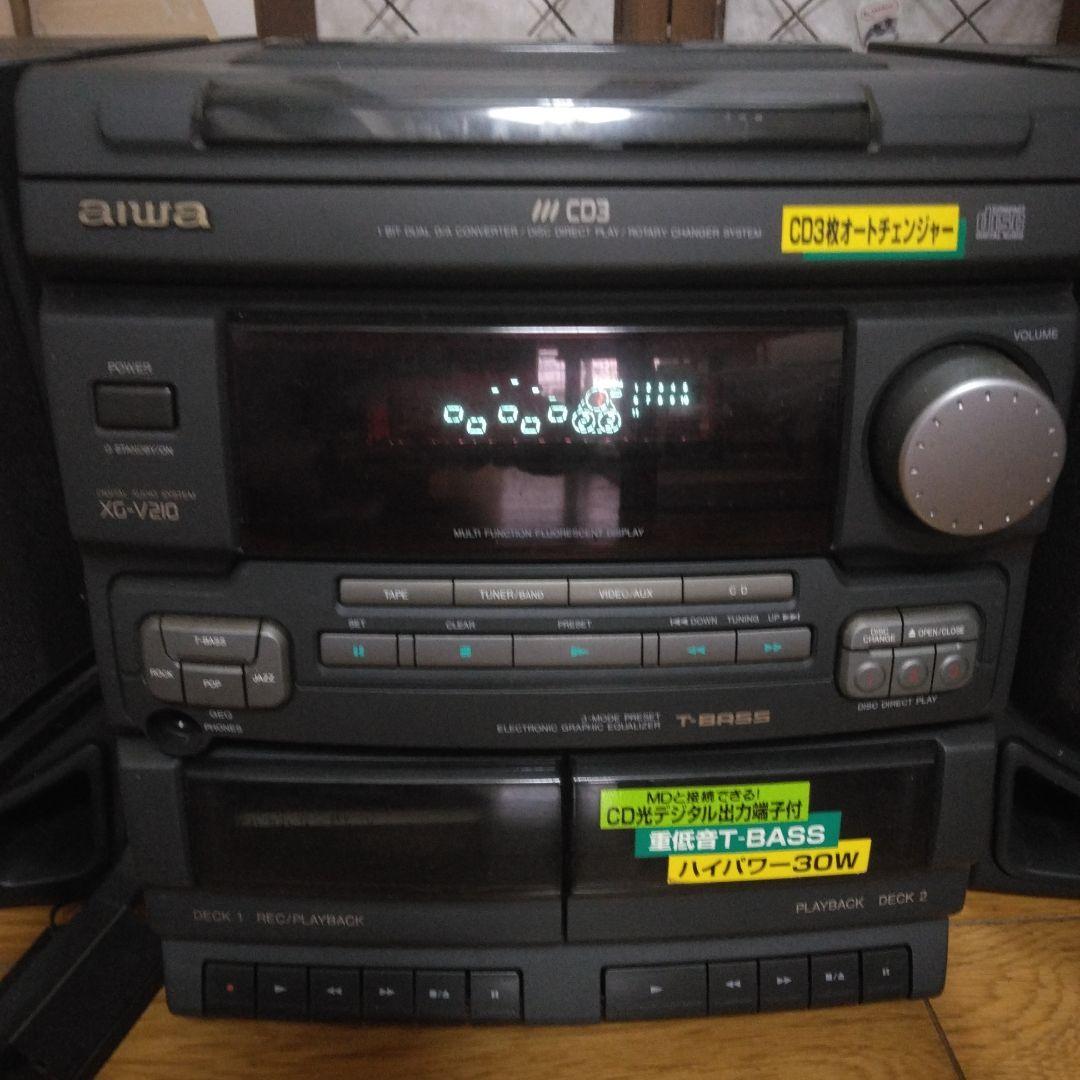 希少・レア】aiwa アイワ XG-V210 デジタルオーディオシステム - メルカリ