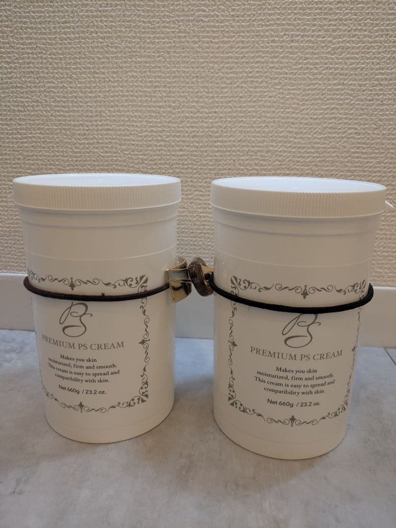 残量7割】PREMIUM PS CREAM 660g 2個セット - ボディクリーム