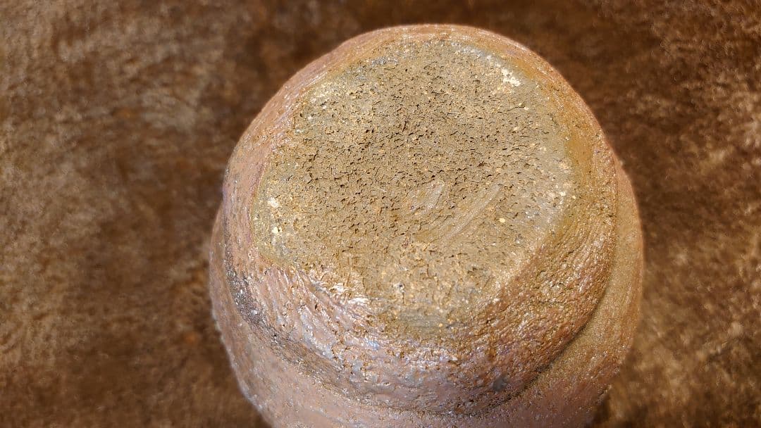 古越前 越前焼 釉薬 壺 花入 薪窯 西浦武 山田和 1客