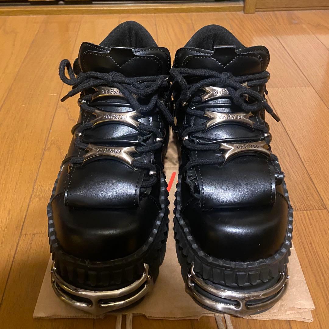 NEWROCK/ニューロック】CD811 ブラック 厚底スニーカー - メルカリ