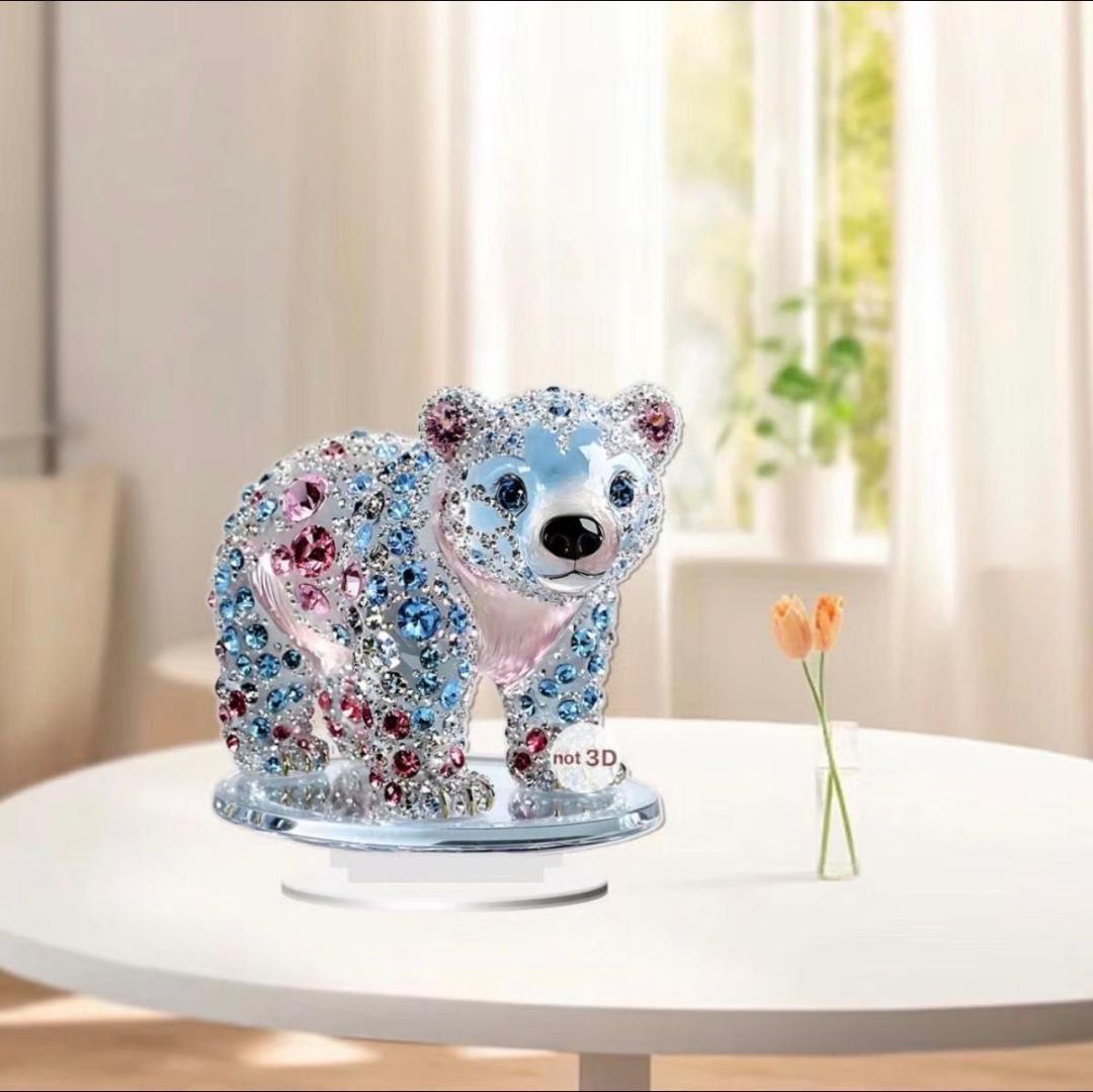 アクリルスタンド クマ 熊 アクスタ 置物 フラット インテリア 雑貨