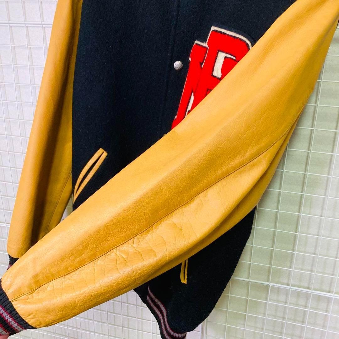 レア当時物 ペパーミント 美品 スタジャン ロカビリー クリームソーダ