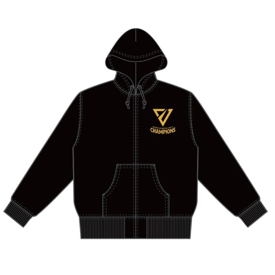 千葉ジェッツ 天皇杯優勝記念ジップアップパーカー ブラック Sサイズ