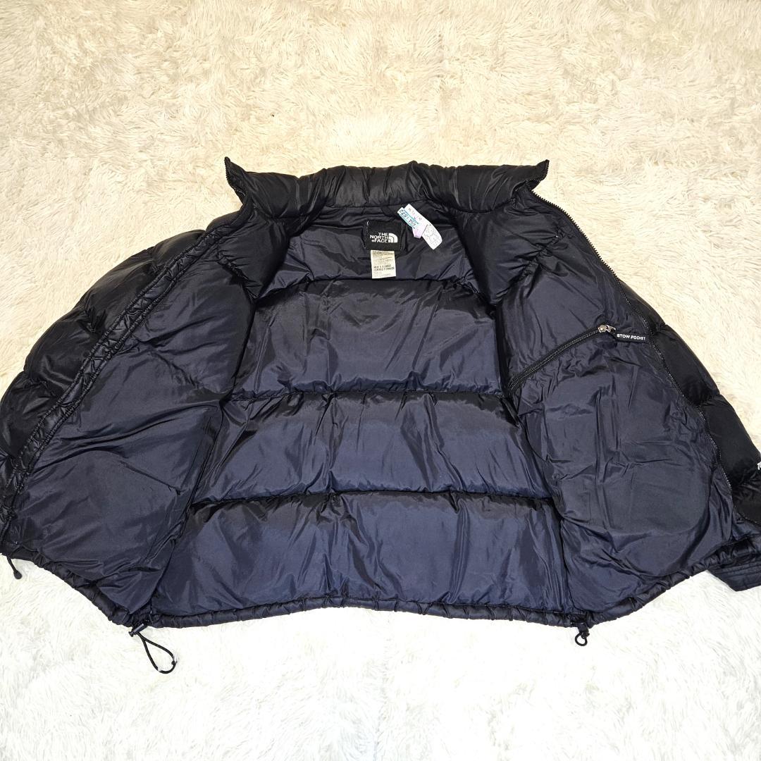 希少‼センターロゴ XL 袖ロゴ ヌプシ 700 ノースフェイス ダウン
