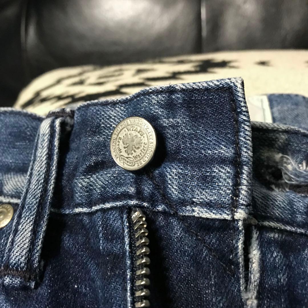［希少／完売モデル］M《★ WTAPS ★》美品 ヴィンテージフェード加工デニム