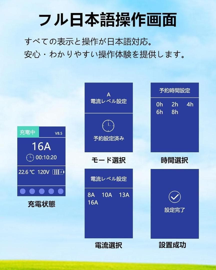 新品未開封 EV充電器 第二世代 5Mケーブル 100V/200V対応 - メルカリ