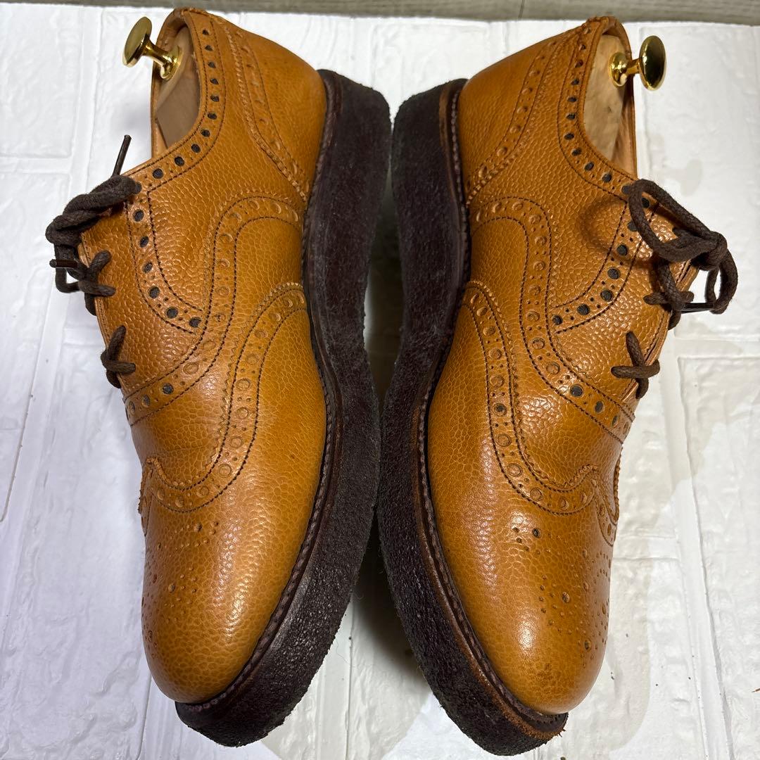 ネプコ フットウェア サイズ8（26.5cm相当）ブラウン ウイングチップ