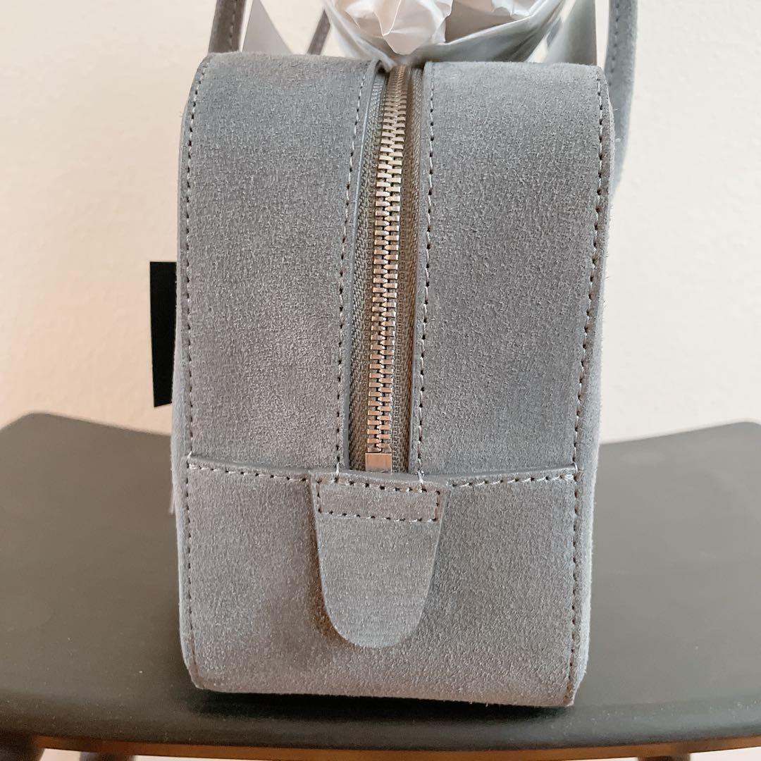 新品未使用 メゾンカナウ maison canau グレー スエード SMOKE - メルカリ