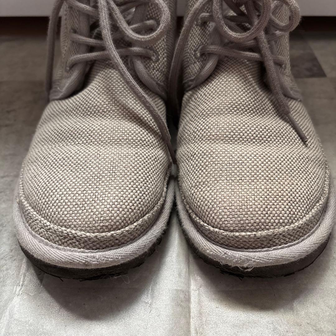 UGG アグ ニューメル ムートンブーツ レディース 24 グレー スニーカー風