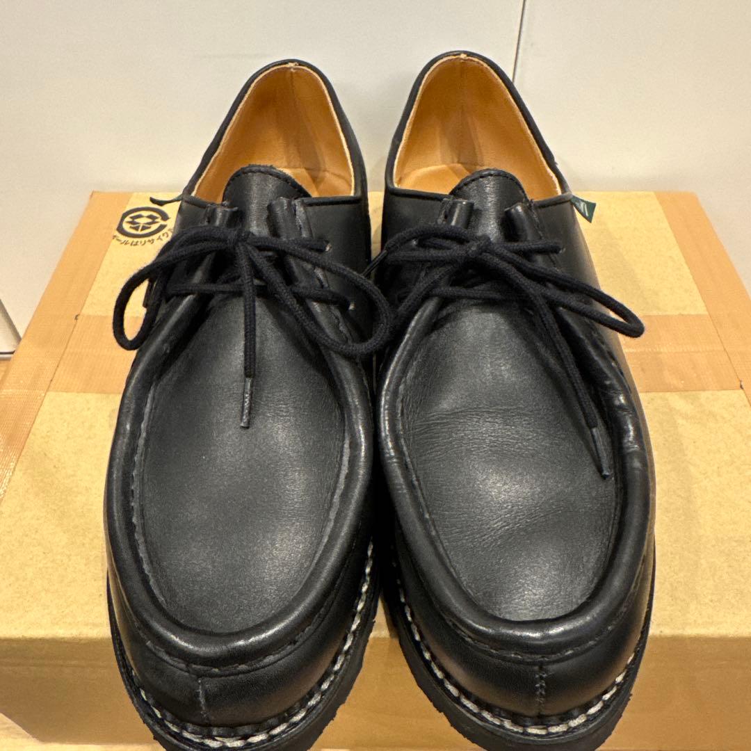 美品 パラブーツ ミカエル 41 黒 楽天市場】パラブーツ ミカエル 国内正規品 PARABOOT MICHAEL NOIR