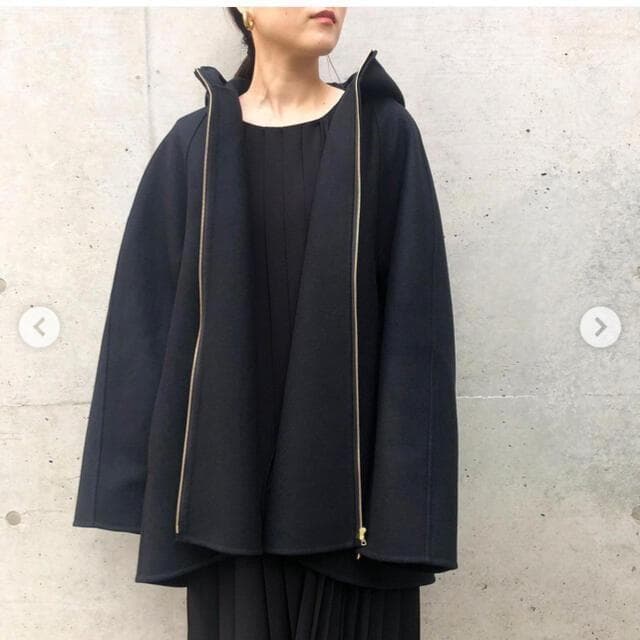 349y*定17万 美品 ブラミンク ダブルフェイス フーデッド コート