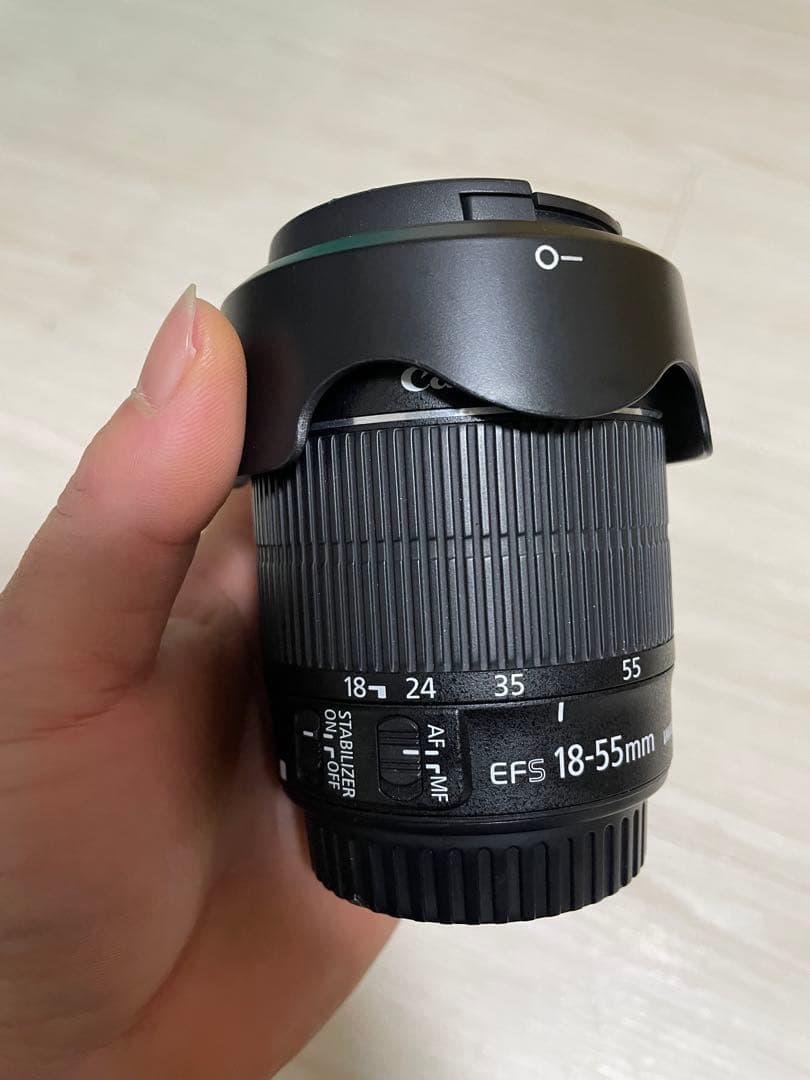 EF-M 18-55mm マクロレンズ & 55-250mm ズームレンズセット