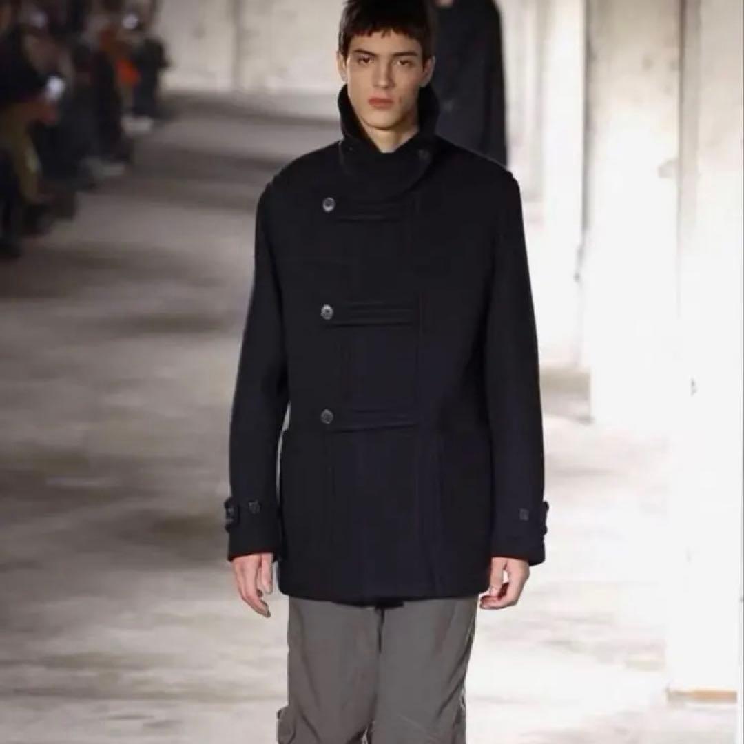 dries van noten 24aw ブラック クロップド ダッフルコート - メルカリ